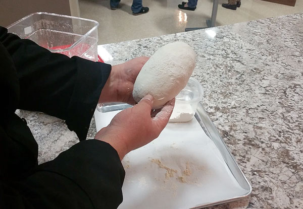 kneading dough