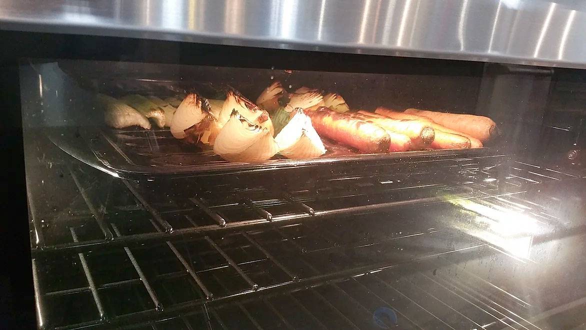 Beef Bones in Oven